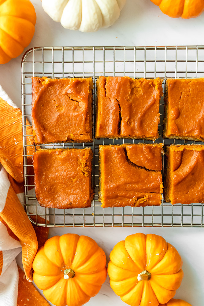 paleo pumpkin pie bars
