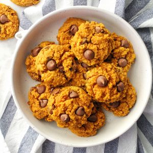 Paleo Pumpkin Chocolate Chip Cookies