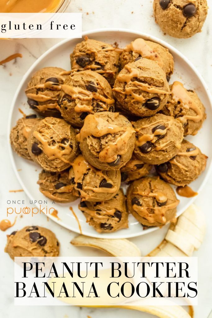 peanut butter banana cookies