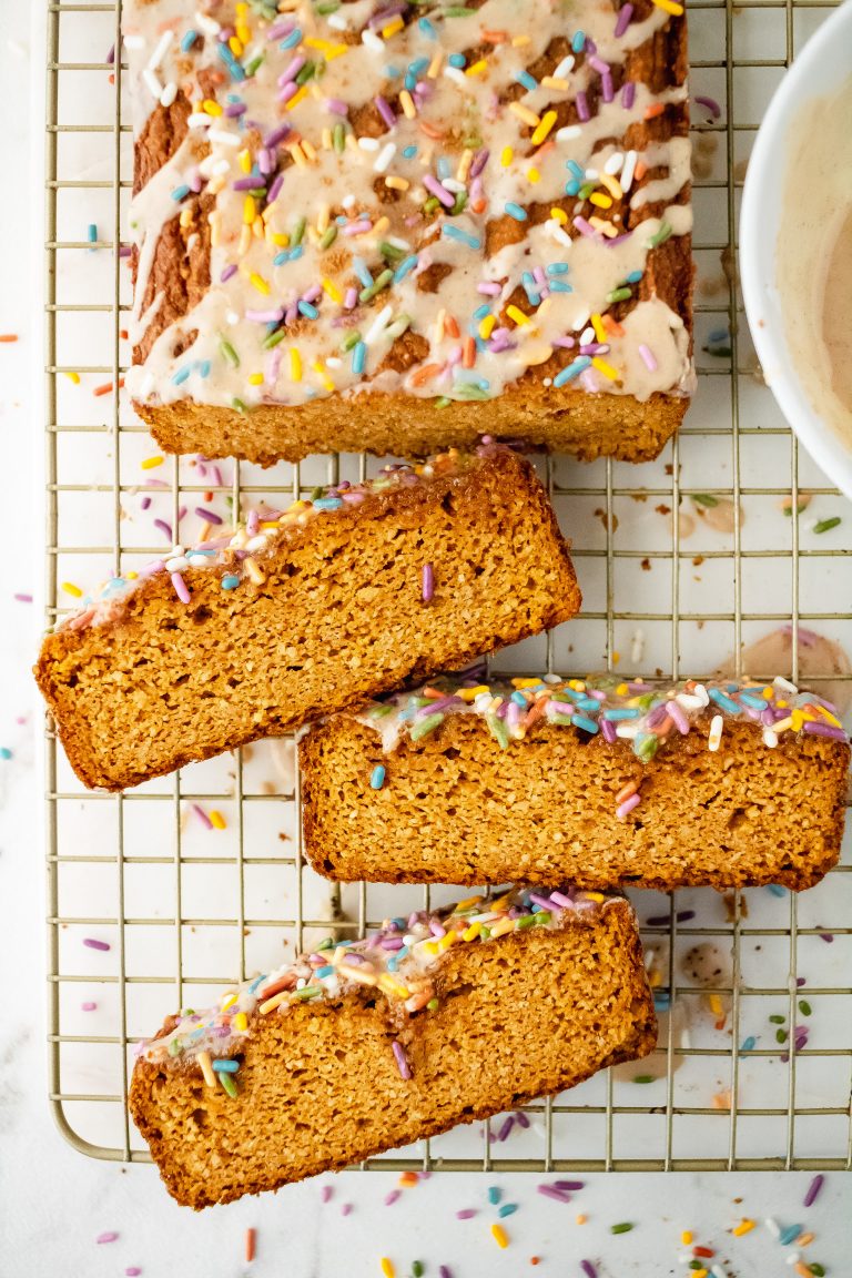 pumpkin birthday cake bread