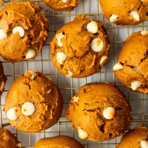 pumpkin bread cookies with chocolate chips