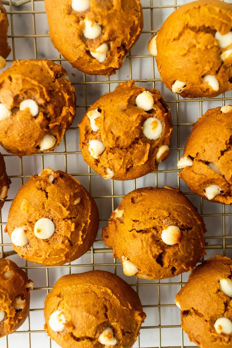 pumpkin bread cookies with chocolate chips