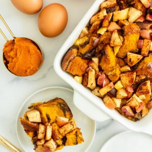 pumpkin brioche french toast