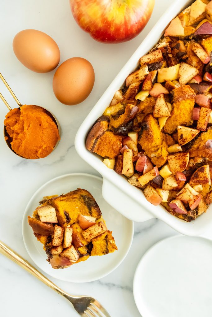 pumpkin brioche french toast