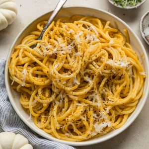 Pumpkin Cacio e Pepe Pasta