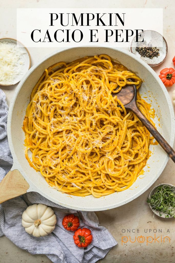 Pumpkin cacio e pepe recipe