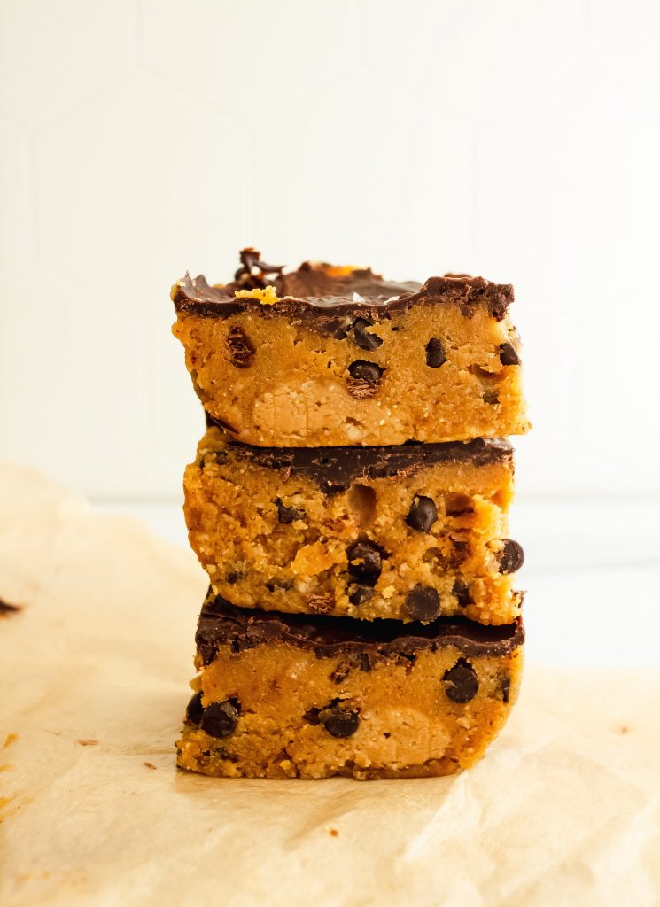 pumpkin cookie dough bars