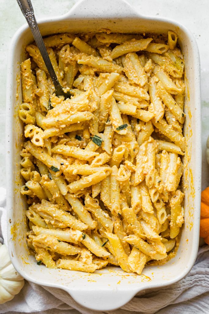 Pumpkin Feta Pasta