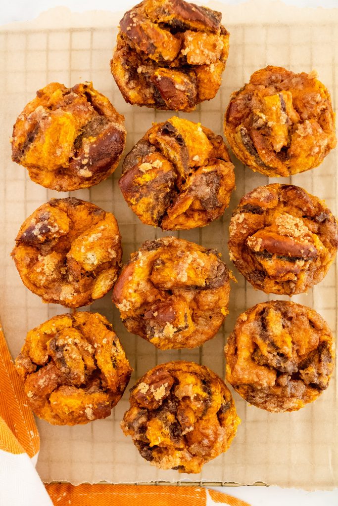 pumpkin french toast muffins 