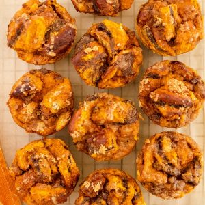 pumpkin french toast muffins