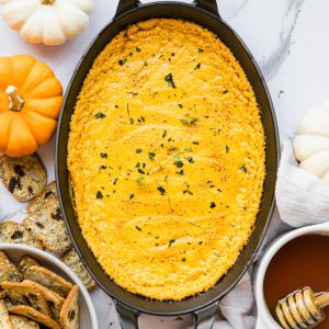 pumpkin goat cheese dip