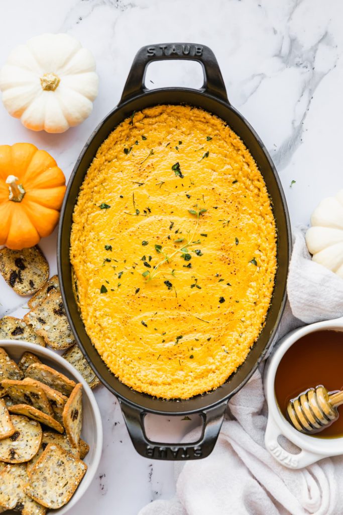 pumpkin goat cheese dip
