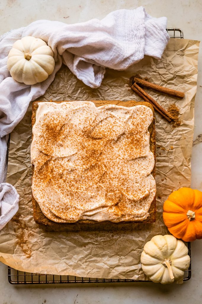 Pumpkin Olive Oil Snack Cake