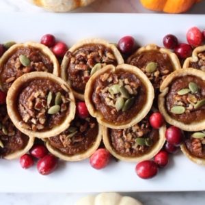 mini pumpkin spice latte pie bites