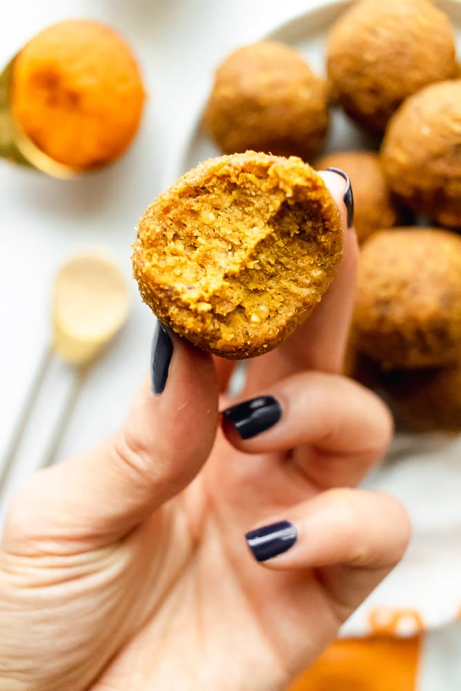 pumpkin spice superfood bites 