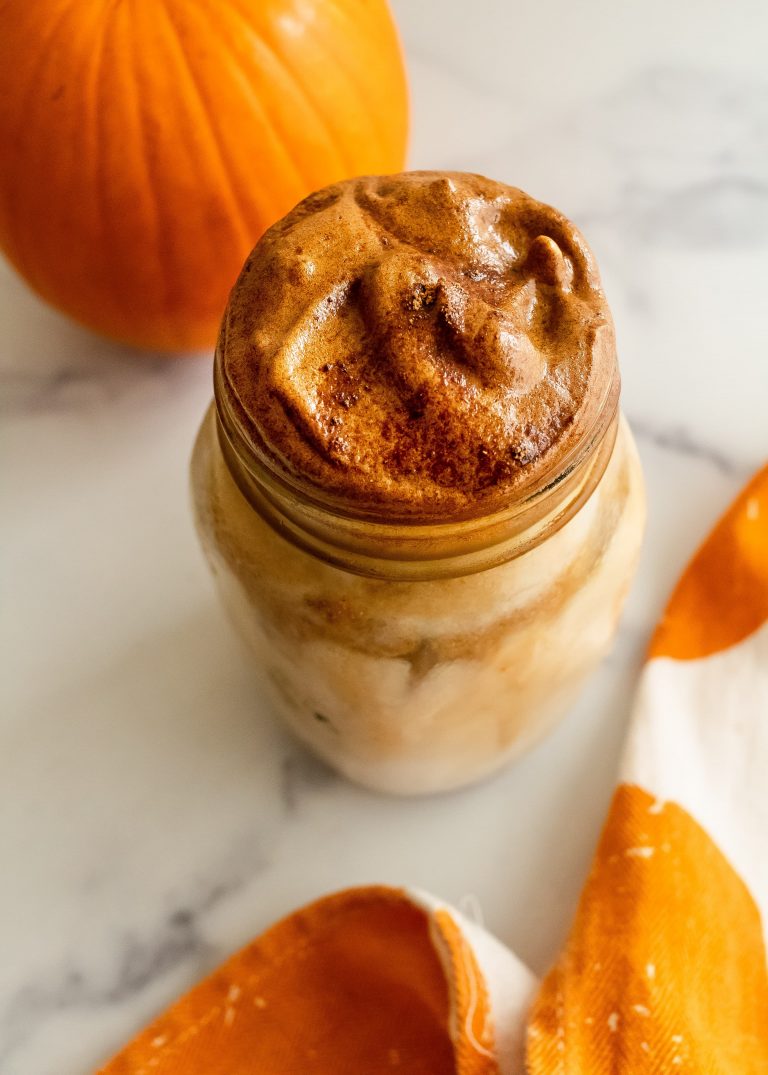 pumpkin spiced whipped coffee