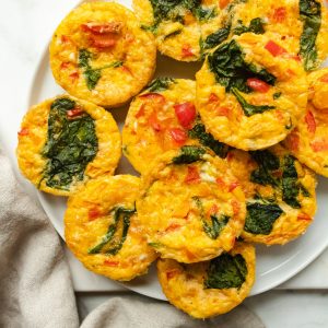 pumpkin veggie egg muffins