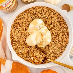 pumpkin walnut crisp