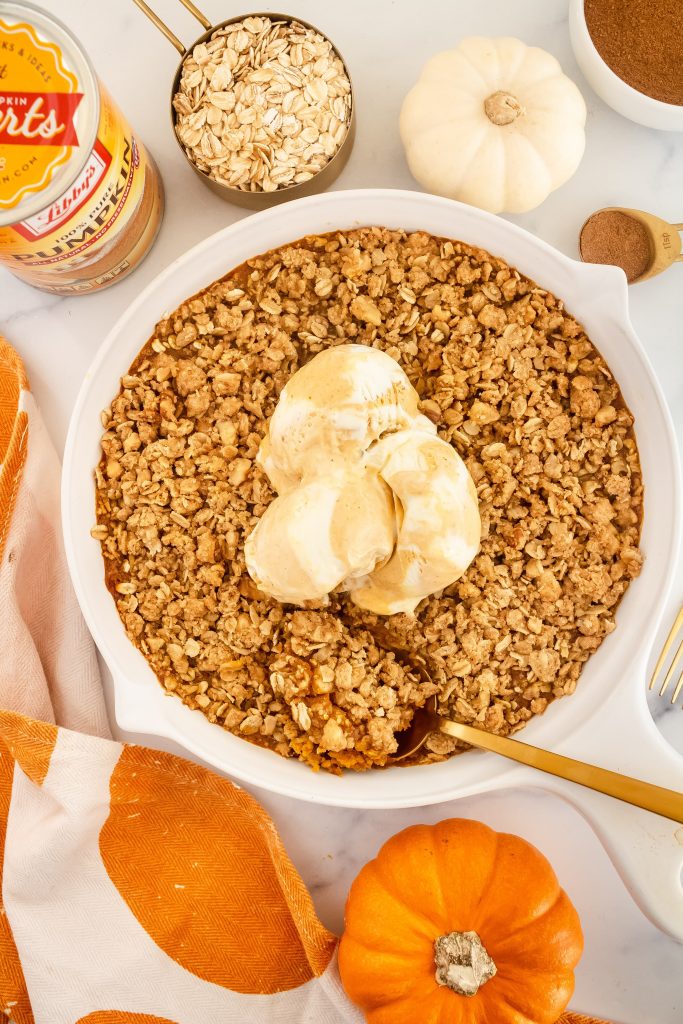 pumpkin walnut crisp