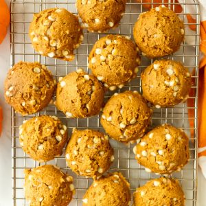 pumpkin white chocolate chip cookies