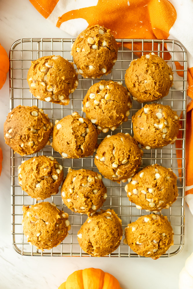pumpkin white chocolate chip cookies