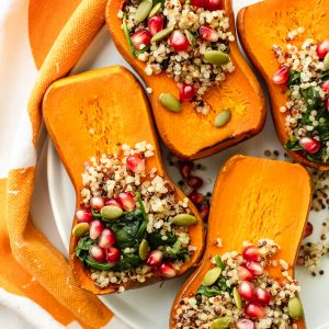 quinoa stuffed honeynut squash
