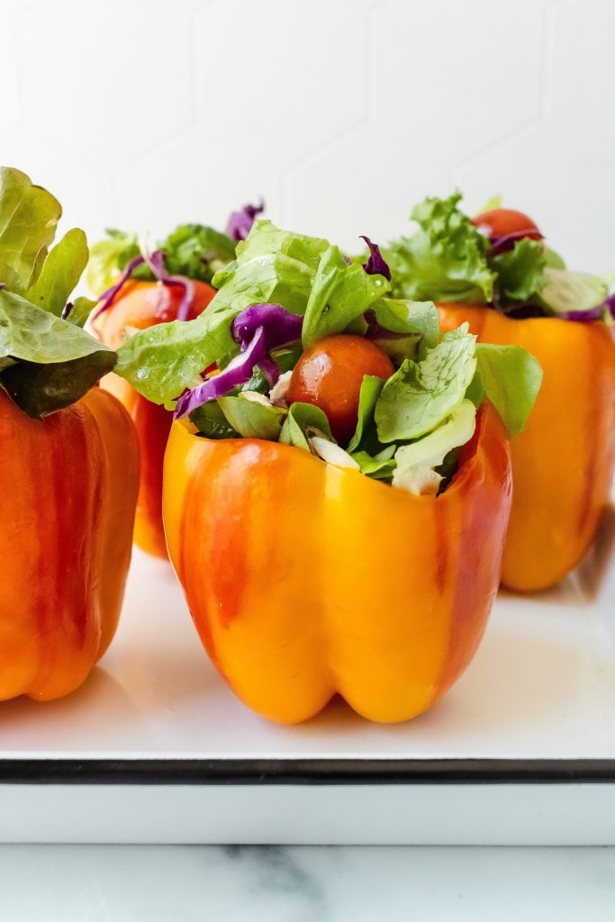 salad stuffed aloha peppers