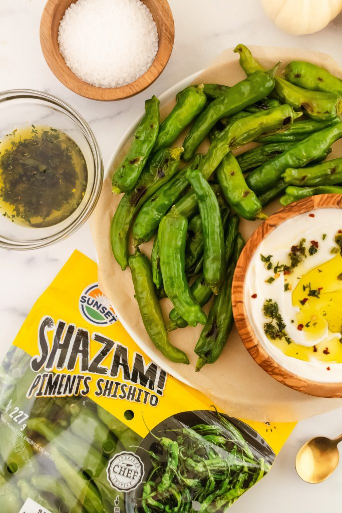 shishito pepper game day appetizer