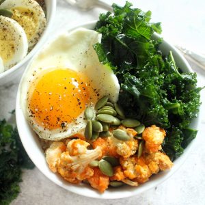 Kale Cauliflower Power Breakfast Bowl