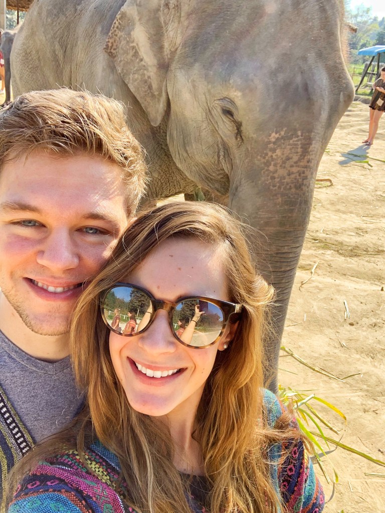 Elephant Sanctuary in Chiang Mai Thailand