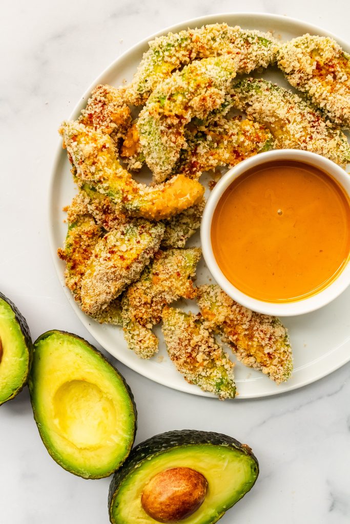 spicy baked avocado fries 