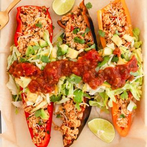 stuffed pepper taco boats