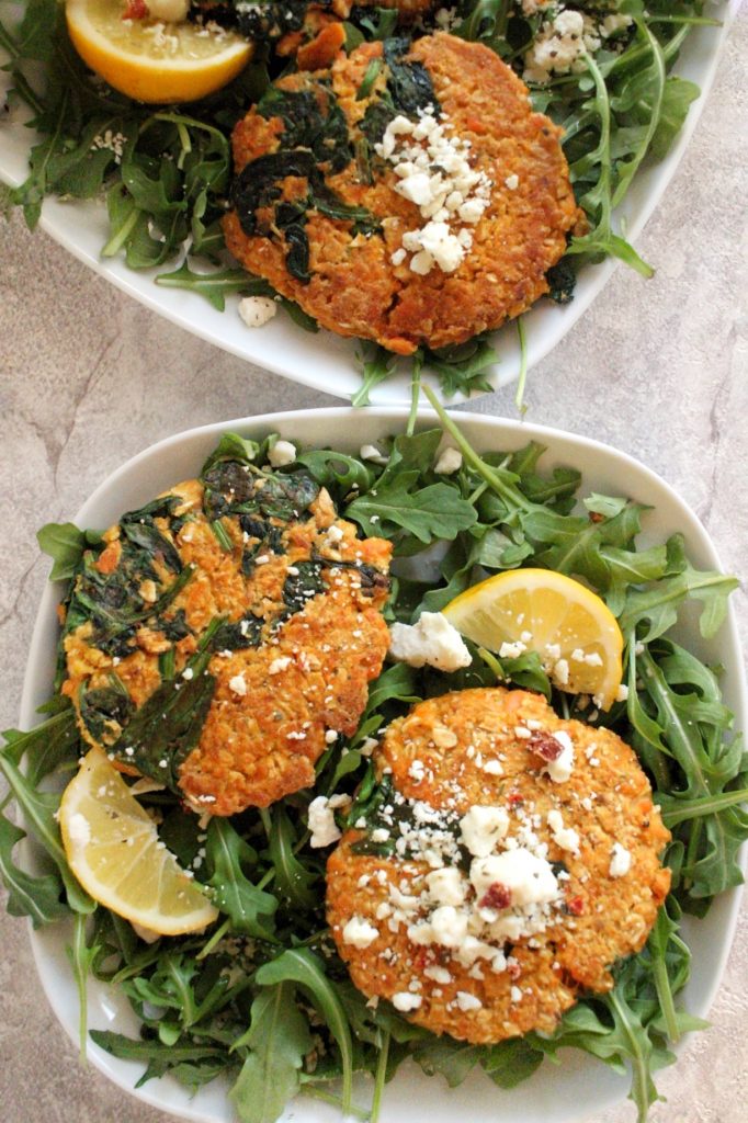 turmeric salmon oat cakes