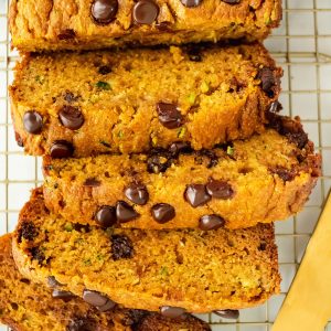 whole-wheat pumpkin zucchini bread