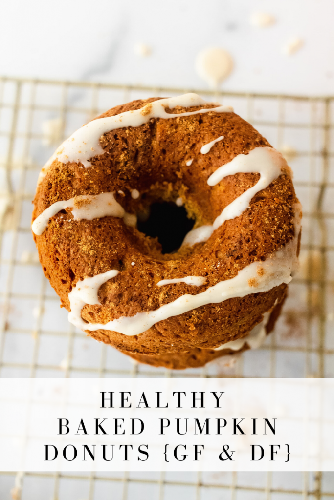gluten and dairy free baked pumpkin donuts