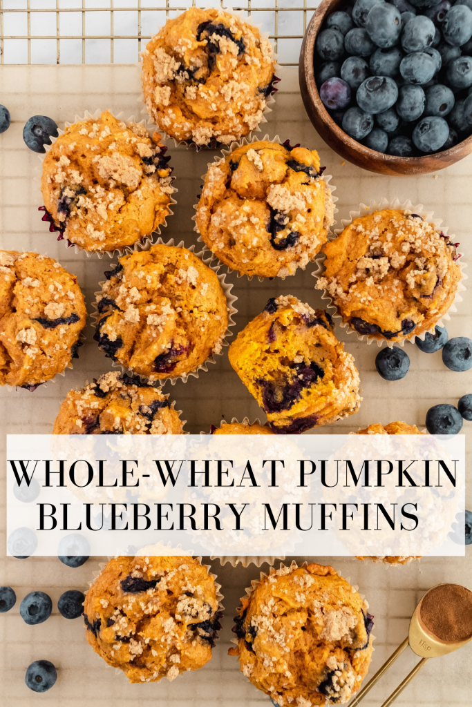 how to make pumpkin blueberry muffins 