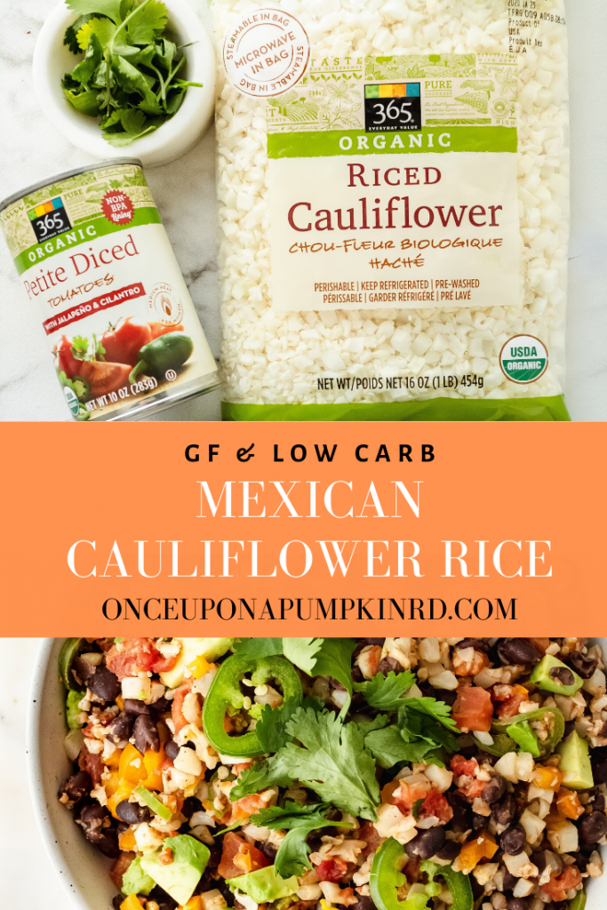 mexican cauliflower rice with black beans
